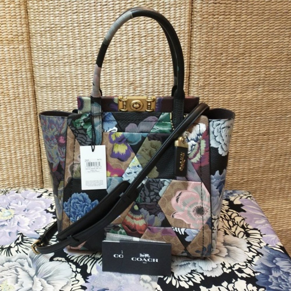 Coach Troupe Tote Signature Bag Patchwork Kaffe Fassett Philip Jacobs 78465